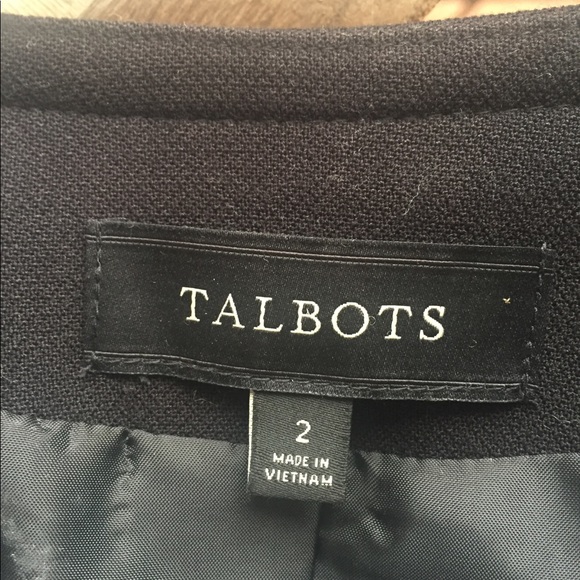 Talbots collarless jacket, 2 - Picture 2 of 5